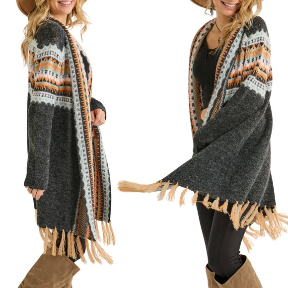 ADORA Sweaters - ADORA NWT Aztec Open Cardigan Size S/M